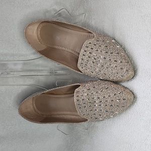 Plain Jane Glitter Flats